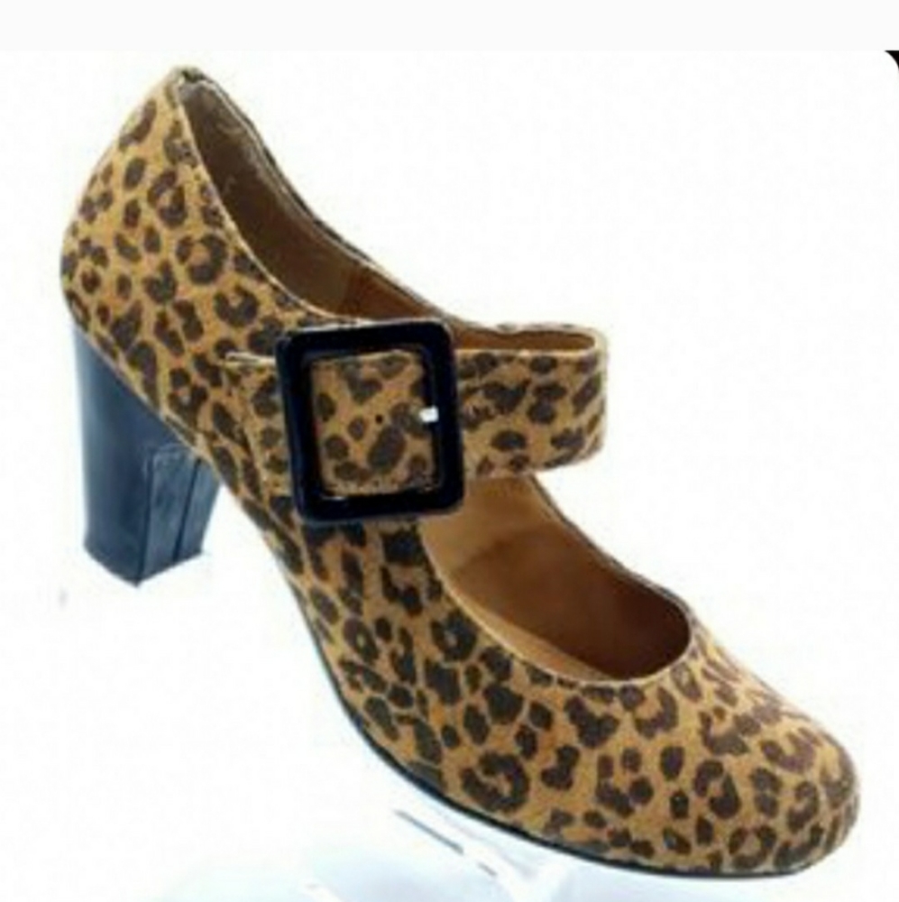 Jaclyn Smith Cheetah Mary Jane Pumps